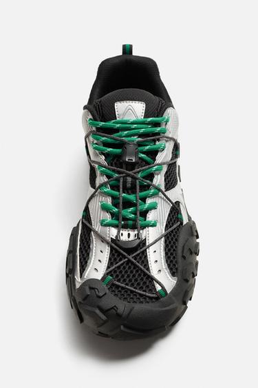 SNEAKERS WITH TEXTURED SOLES - Multicoloured by Zara - Image 4