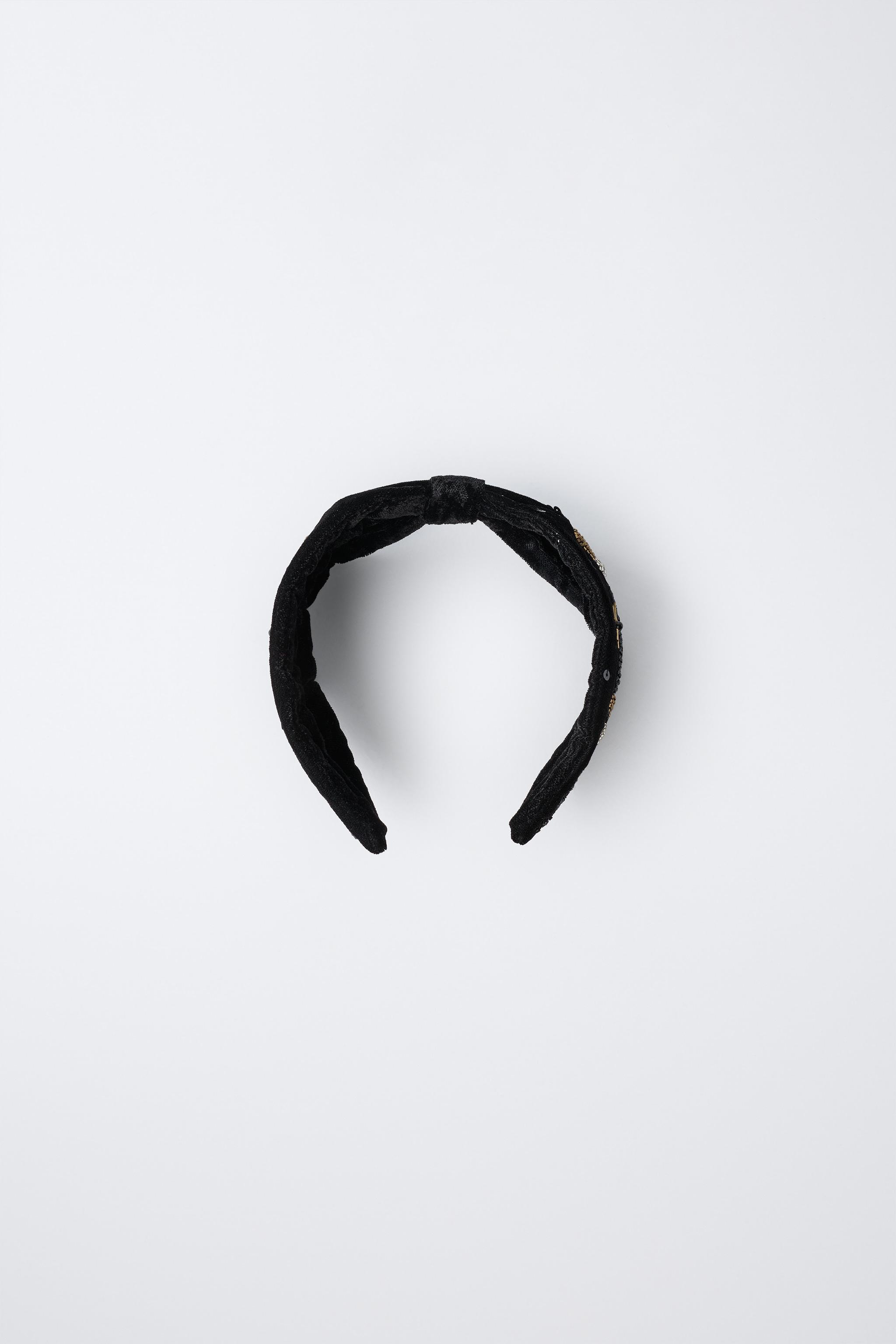 BANDEAU EN VELOURS AVEC FANTAISIE