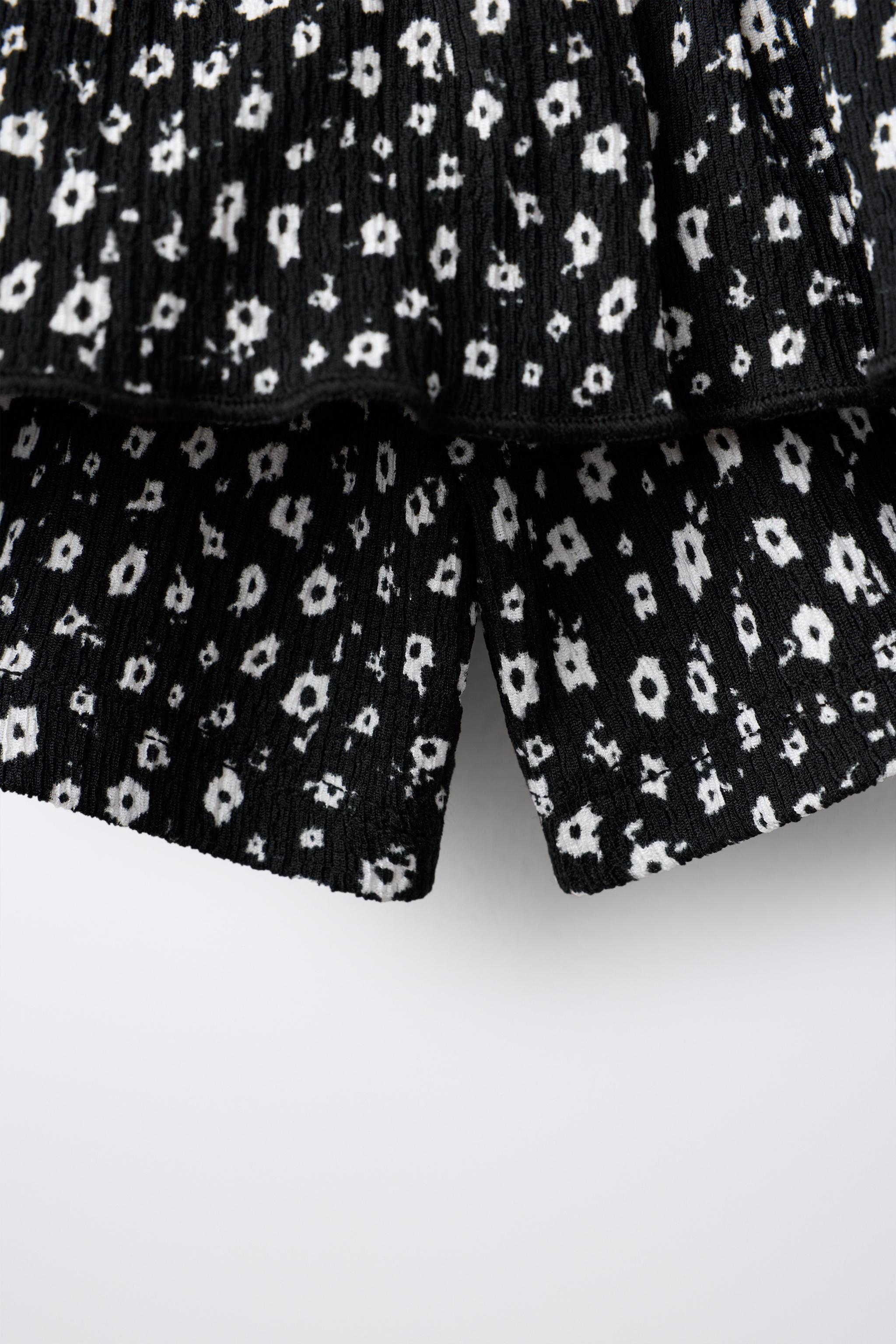 Детские юбки Zara PRINTED RUFFLE SKIRT — фото 4