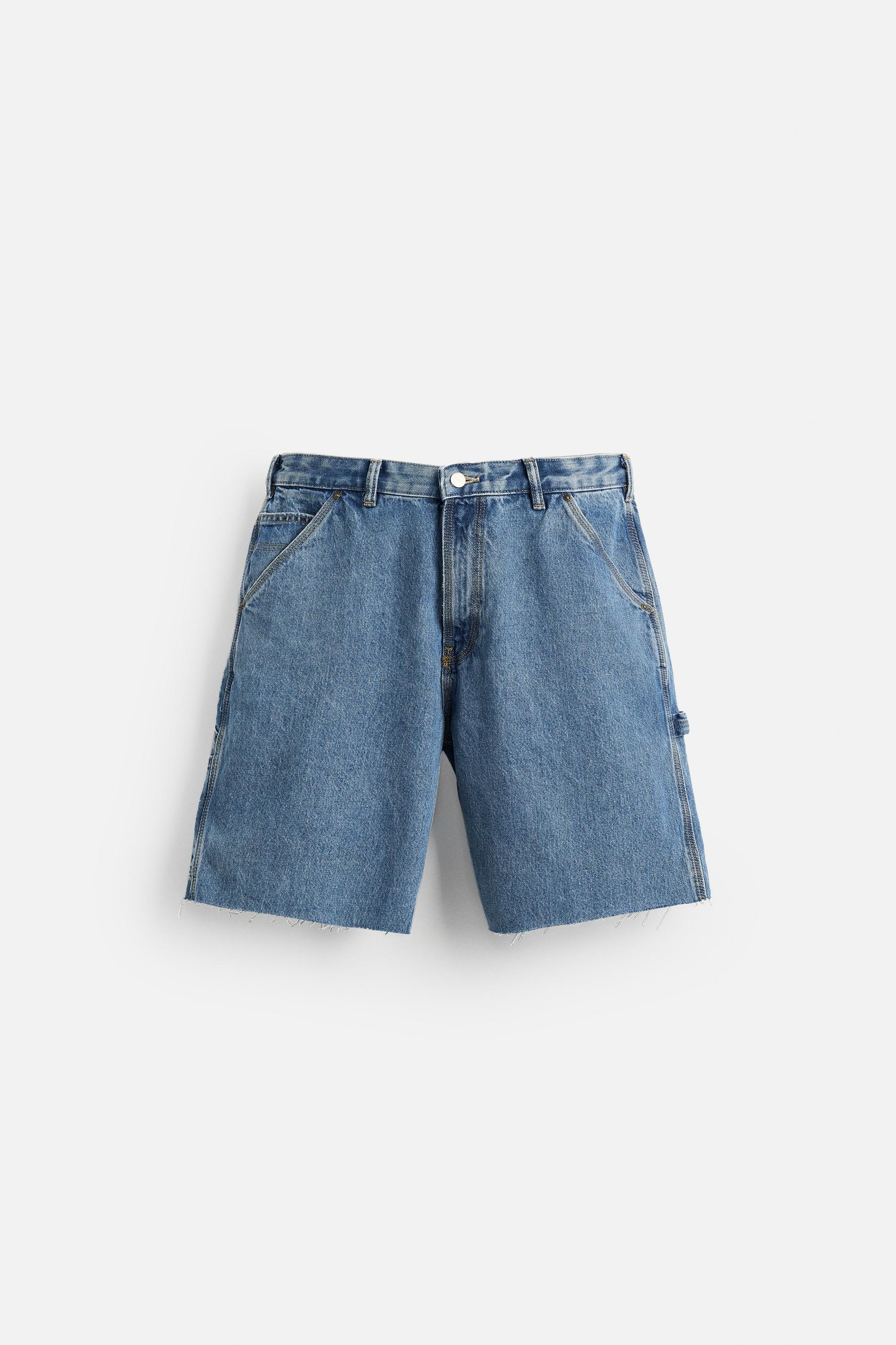 【oan】Roa Carpenter Bermuda Denim EDIKTED Low Rise Denim Carpenter Bermuda Shorts | Nordstrom