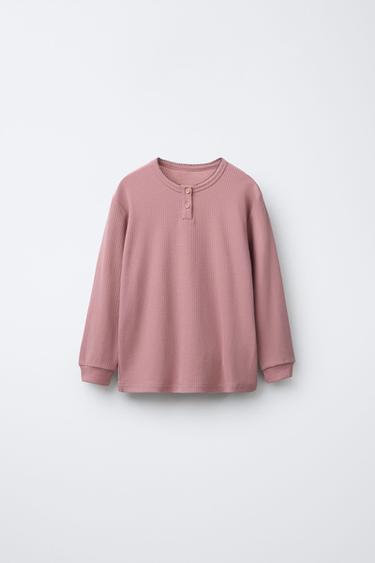 2-6 YEARS / PLAIN RIBBED PYJAMAS - Pink by Zara - Image 1