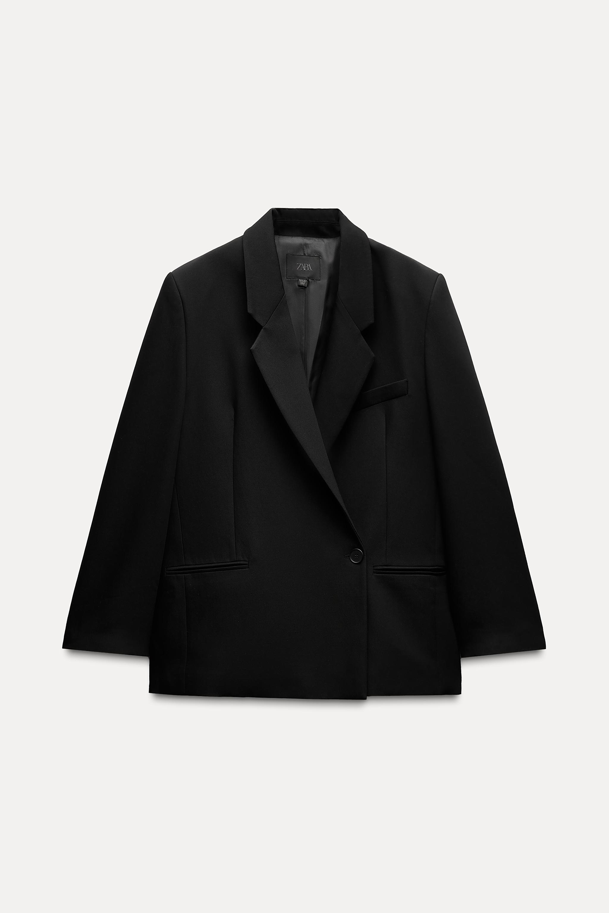 ダブルブレスト仕様オーバーサイズブレザー - ブラック | ZARA Japan / 日本