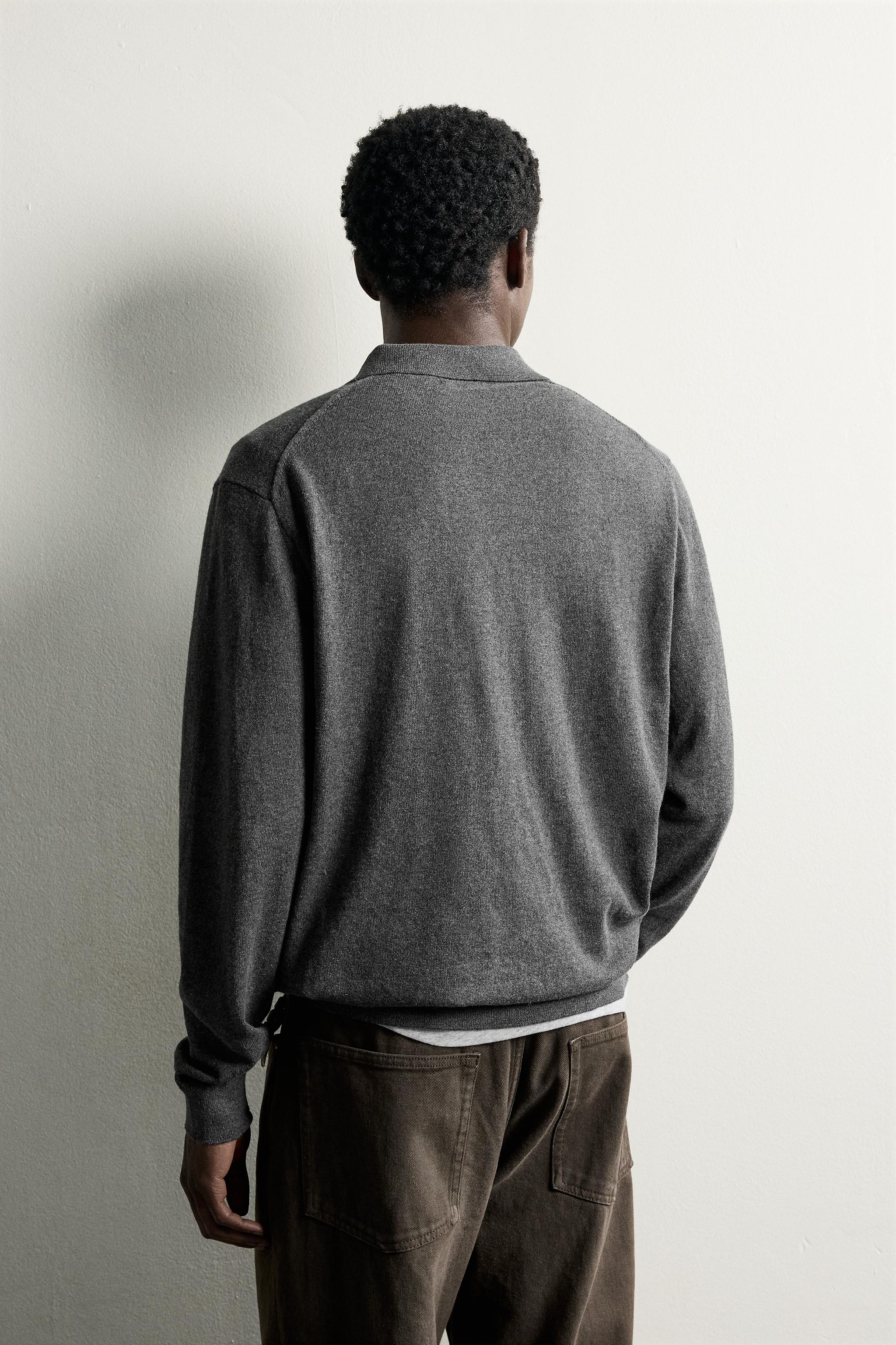 COTTON-BLEND REGULAR FIT KNIT POLO