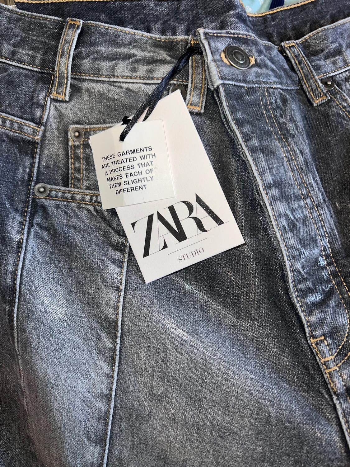 WAXED EFFECT JEANS - LIMITED EDITION - Image 4