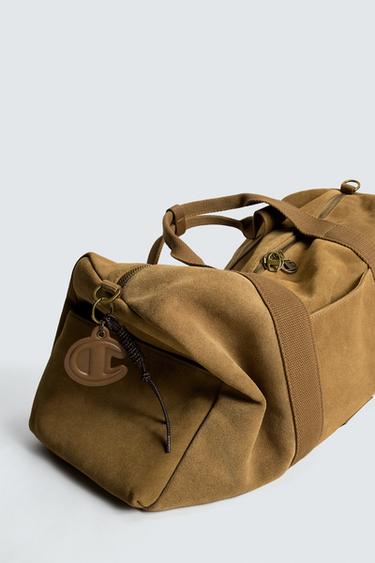 BOLSO DE VIAJE PIEL CHAMPION ® X ZARA - Marrón Arena de Zara