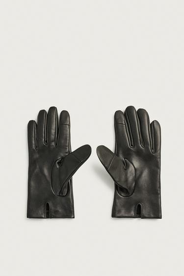 BASIC LEATHER GLOVES — Black 2