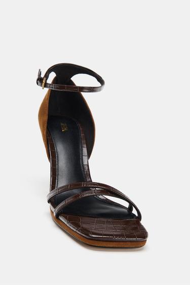 SANDALES À TALONS ÉDITION LIMITÉE - Marron de Zara - Image 8
