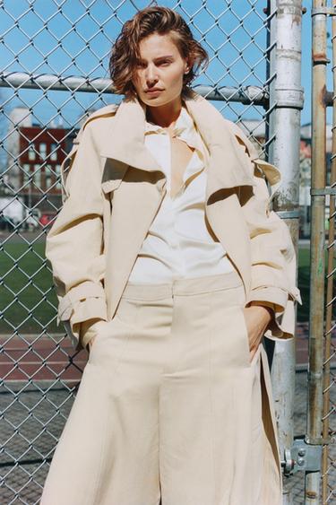 TRENCH GOLA ALTA ZW COLLECTION - Manteiga da Zara