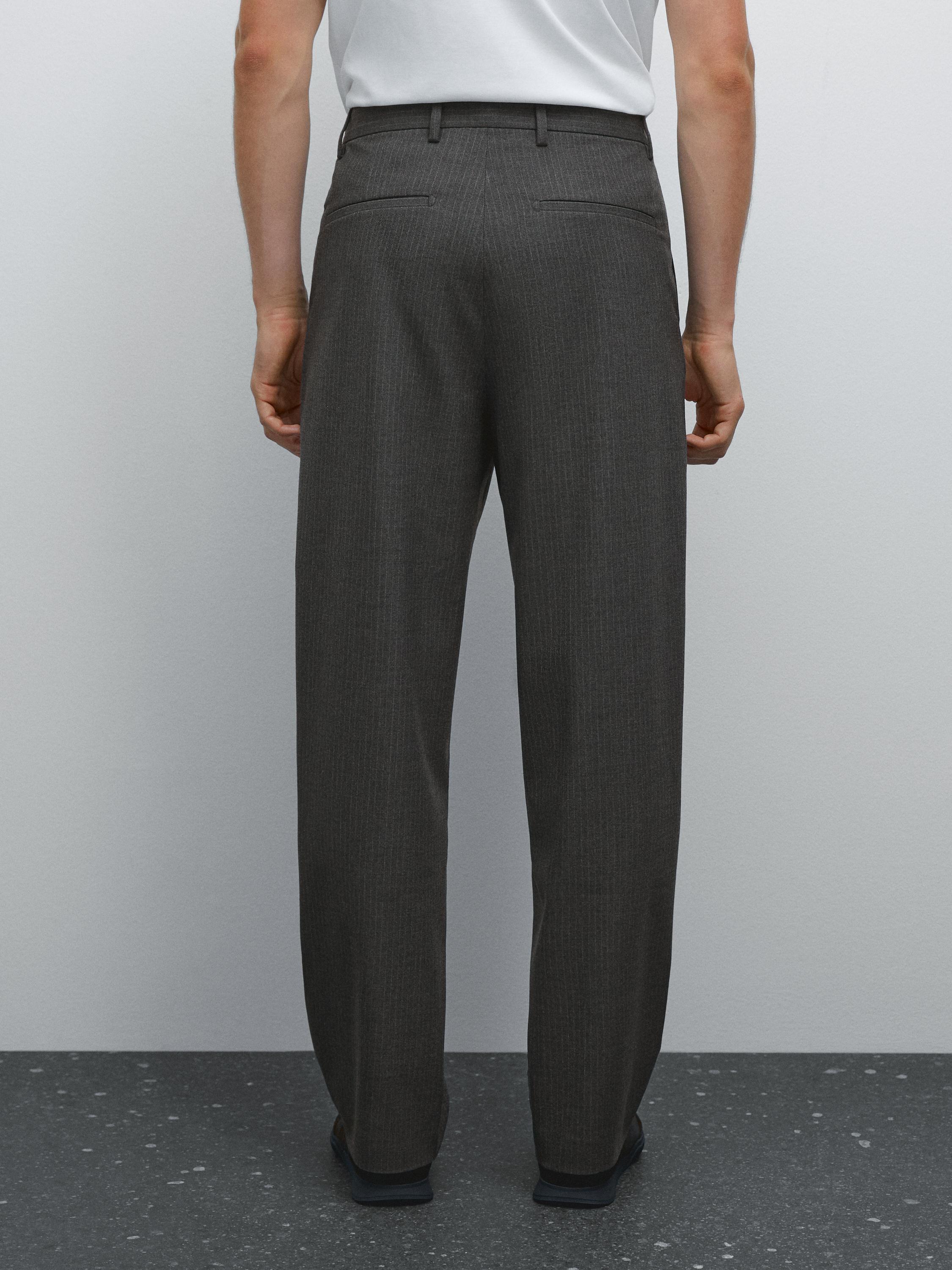 Pantalon relaxed fit à rayures tennis