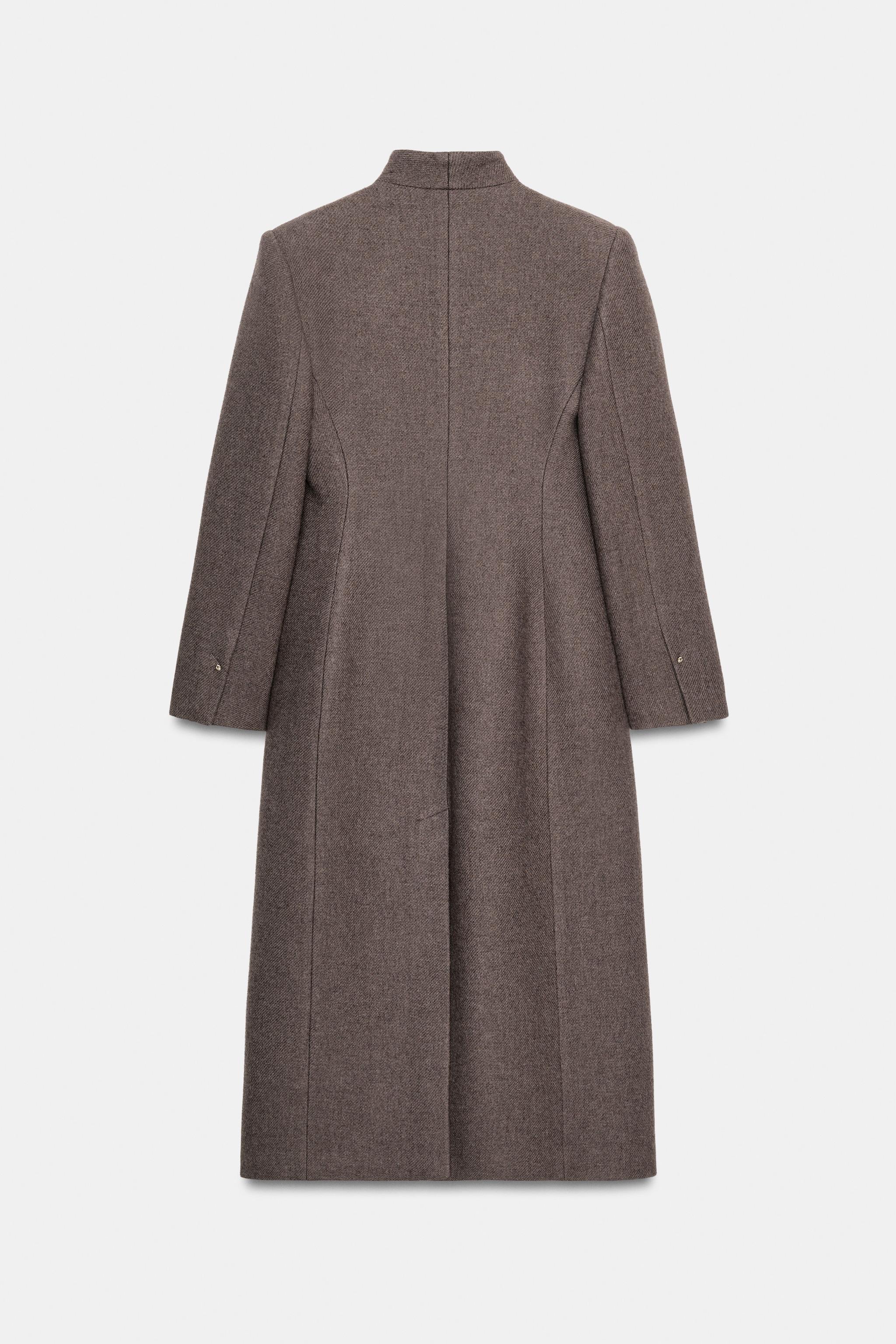 MANTECO WOOL COAT ZW COLLECTION LIMITED EDITION - Brown / Taupe