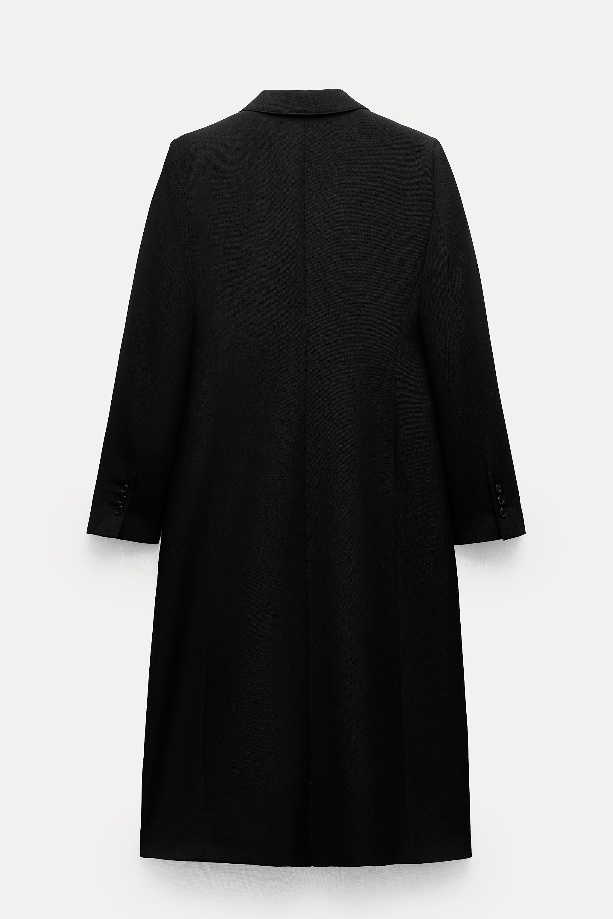 TAILORED DOUBLE BREASTED COAT ZW COLLECTION - Black | ZARA United 