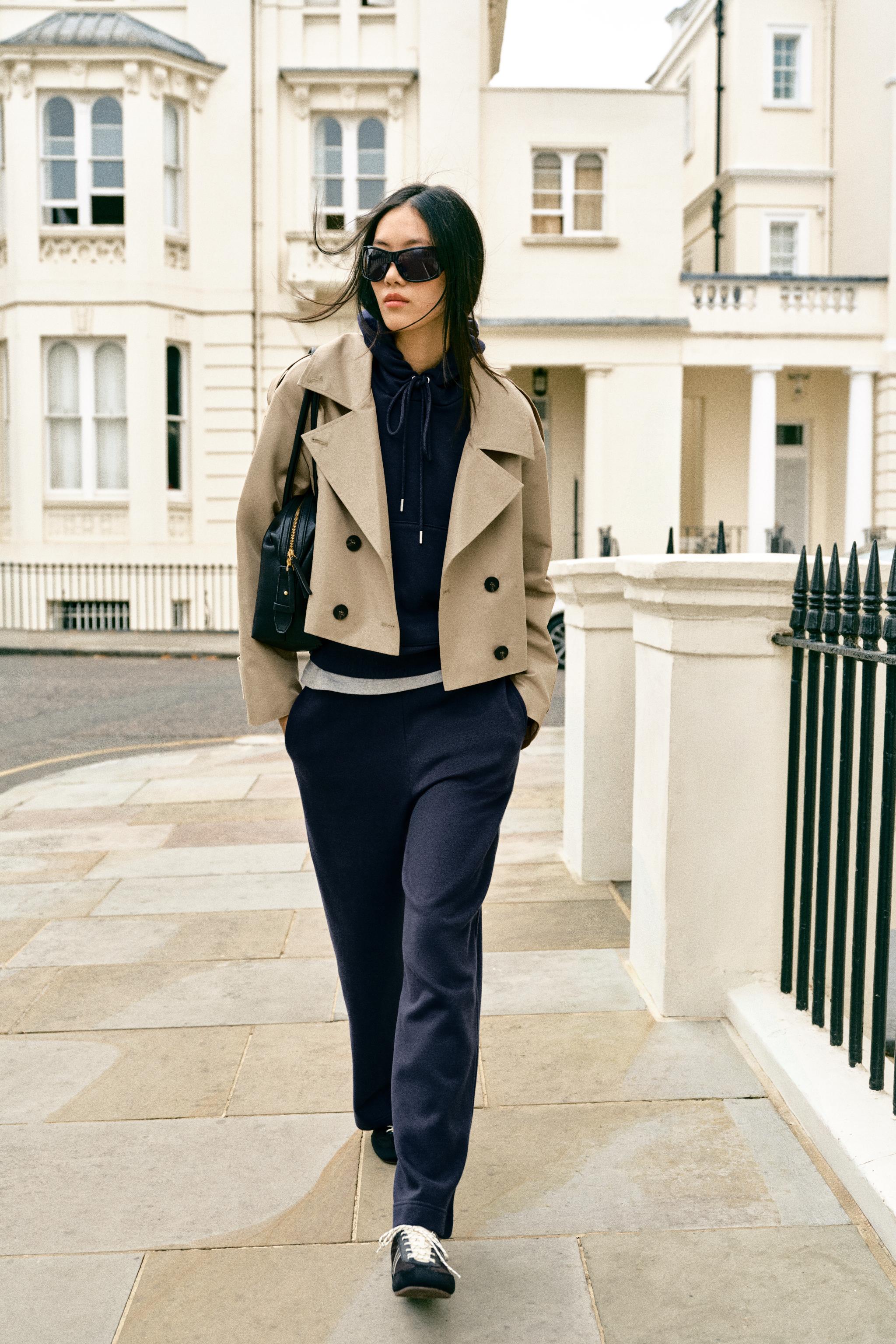 PANTALON EN MOLLETON BASIQUE