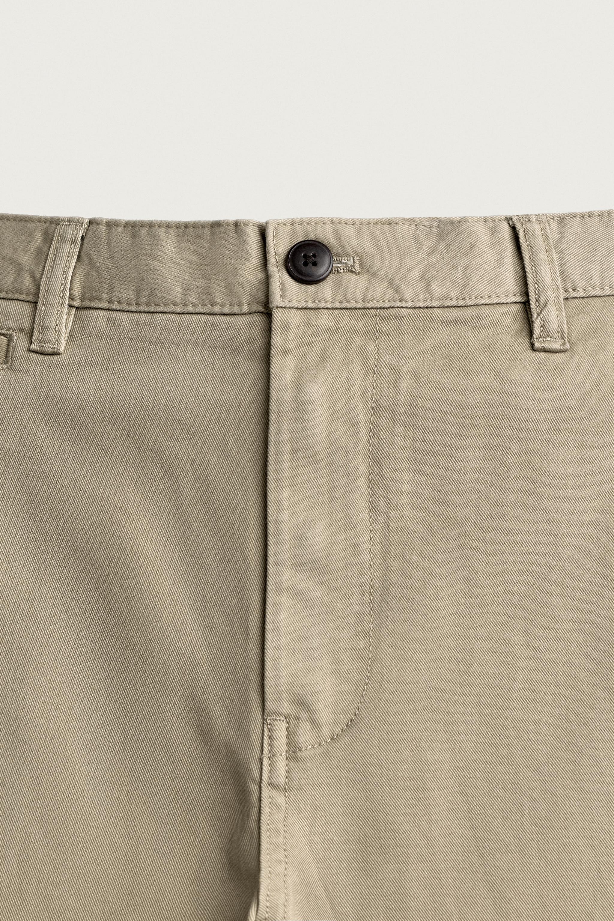 STRAIGHT-FIT CHINO PANTS