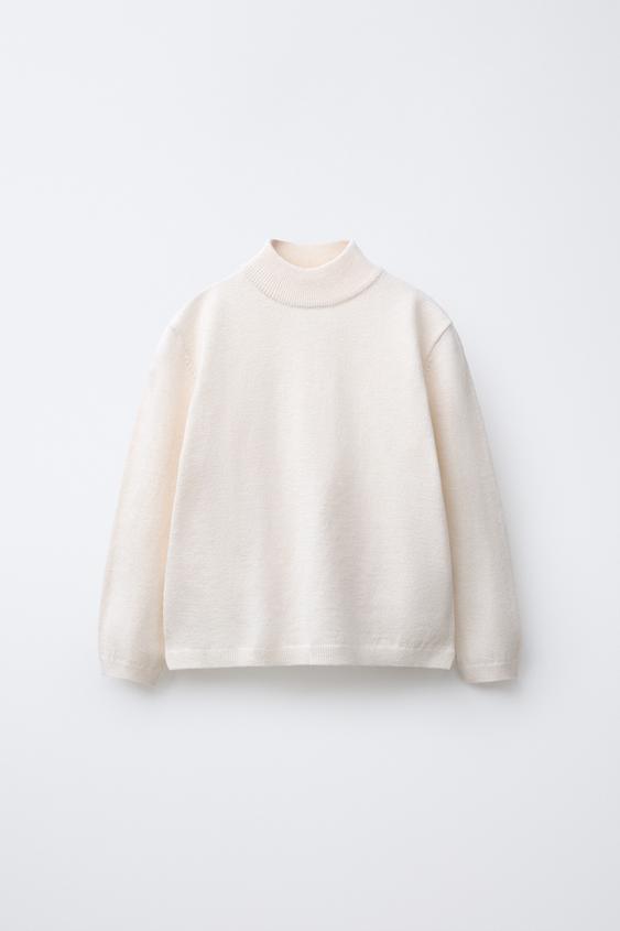 HIGH NECK KNIT SWEATER