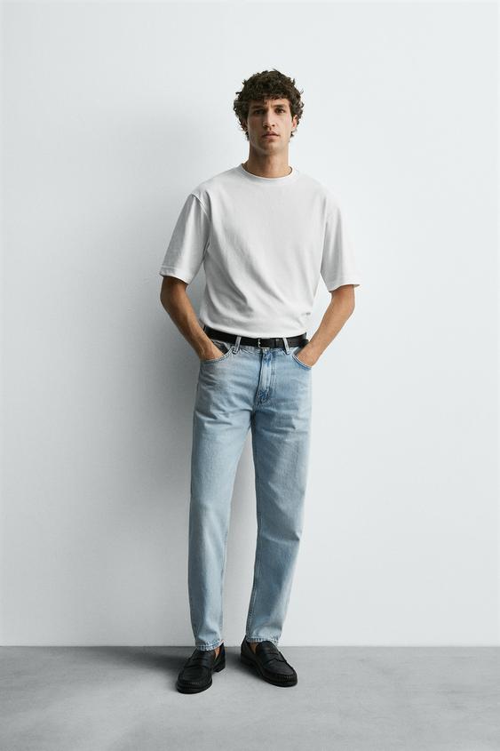 SLIM TAPERED FIT JEANS
