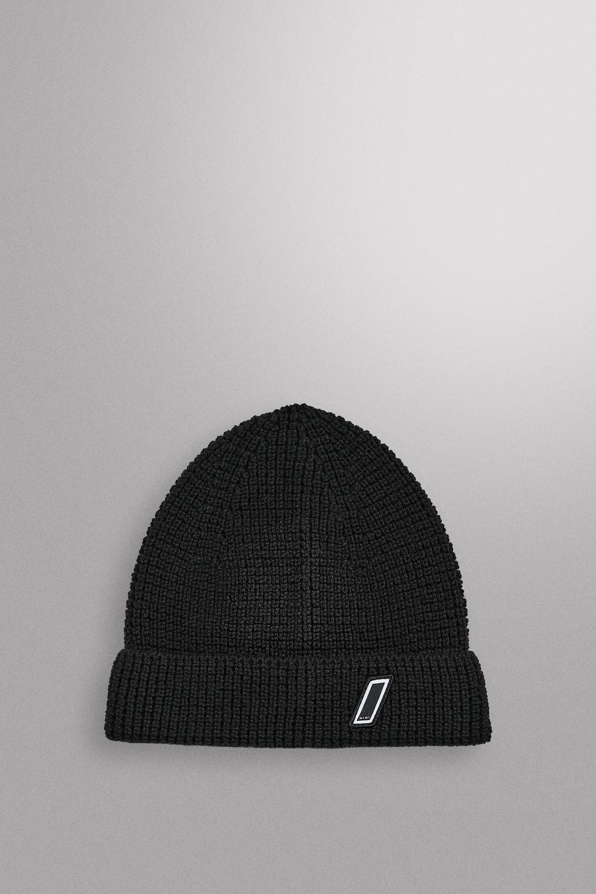 BONNET EN MAILLE TEXTURÉE WAFFLE