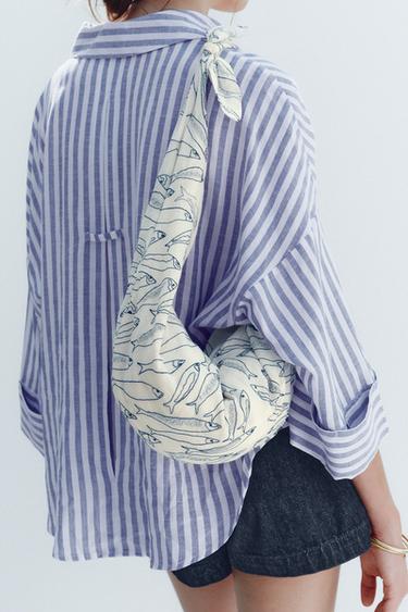 SAC NŒUD MOTIFS - Écru de Zara - Image 1