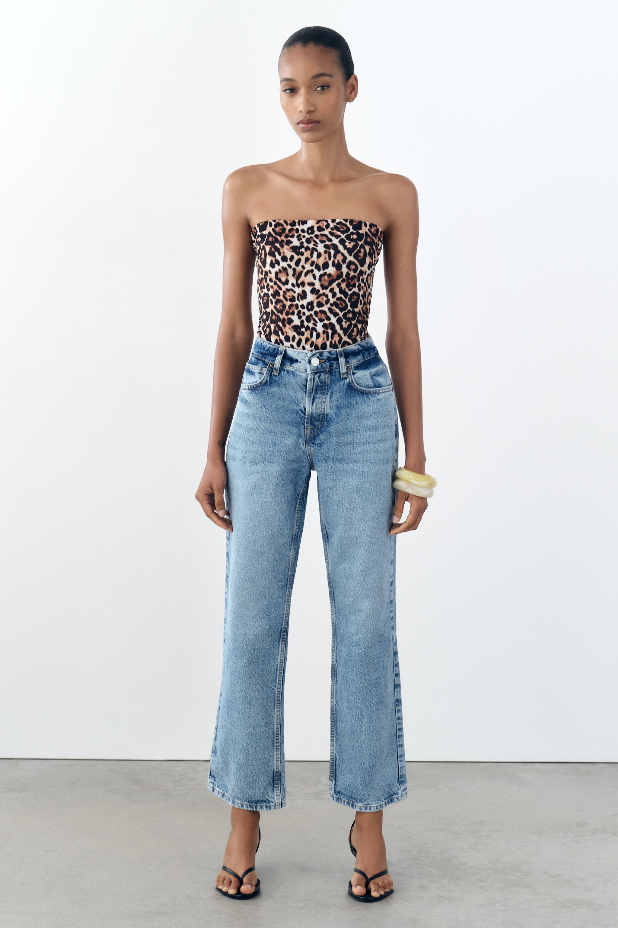 MID-RISE Z1975 STRAIGHT LEG JEANS - Mid-blue | ZARA United States