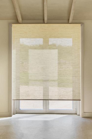 CURTAIN | RETRACTILE JUTE BLIND WITH MEDIUM OPACITY - Ecru by Zara - Image 5