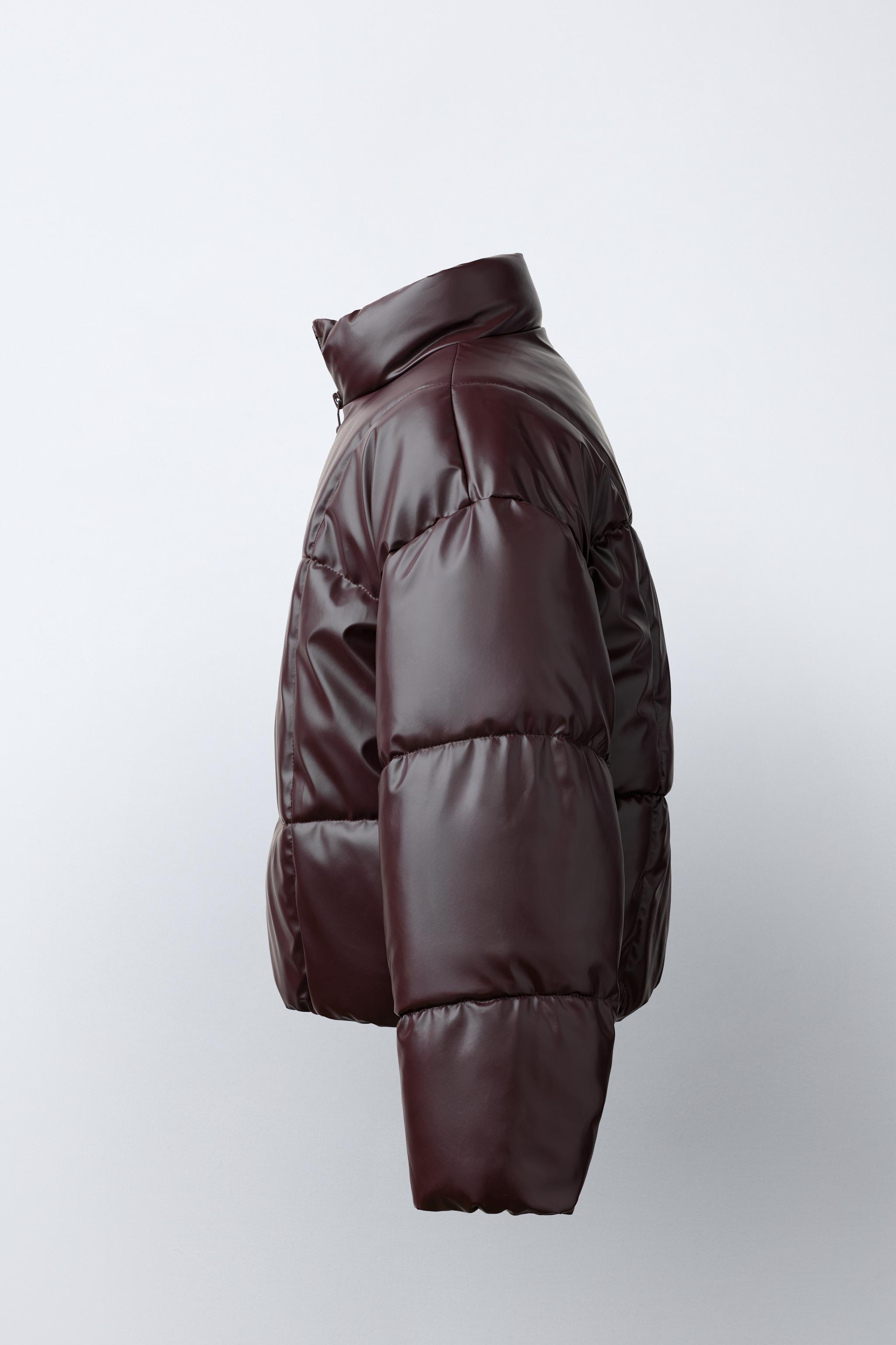 Детские куртки Zara WATER-REPELLENT RUBBERIZED QUILTED JACKET — фото 5