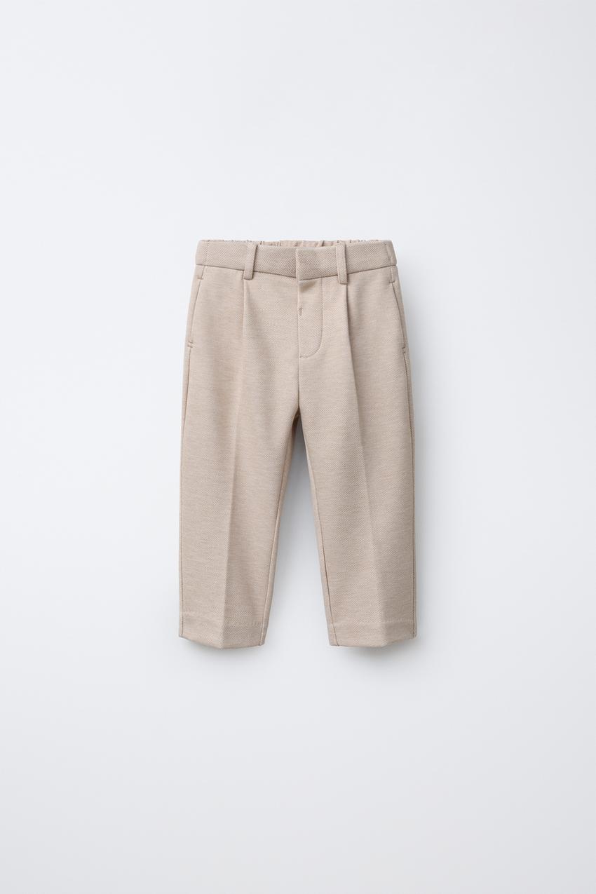 ZARA キッズベージュフォーマルスーツ サイズ6 116センチベルト白 