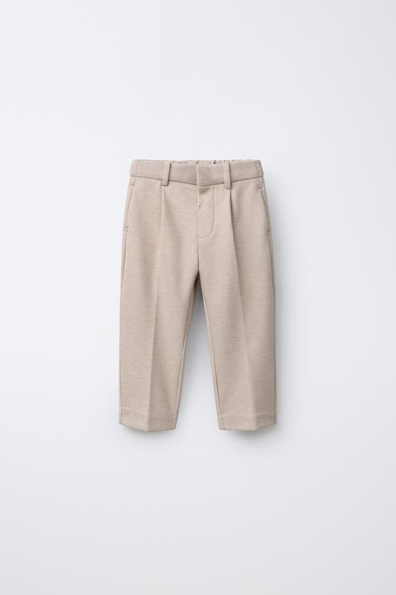 PANTALÓN TRAJE COMFORT - Beige claro de Zara - Imagen 0