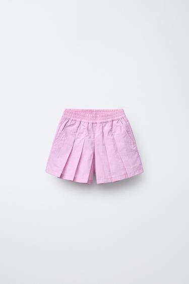 TECHNICAL BERMUDA SKORT WITH BOX PLEATS - Pink by Zara - Image 0