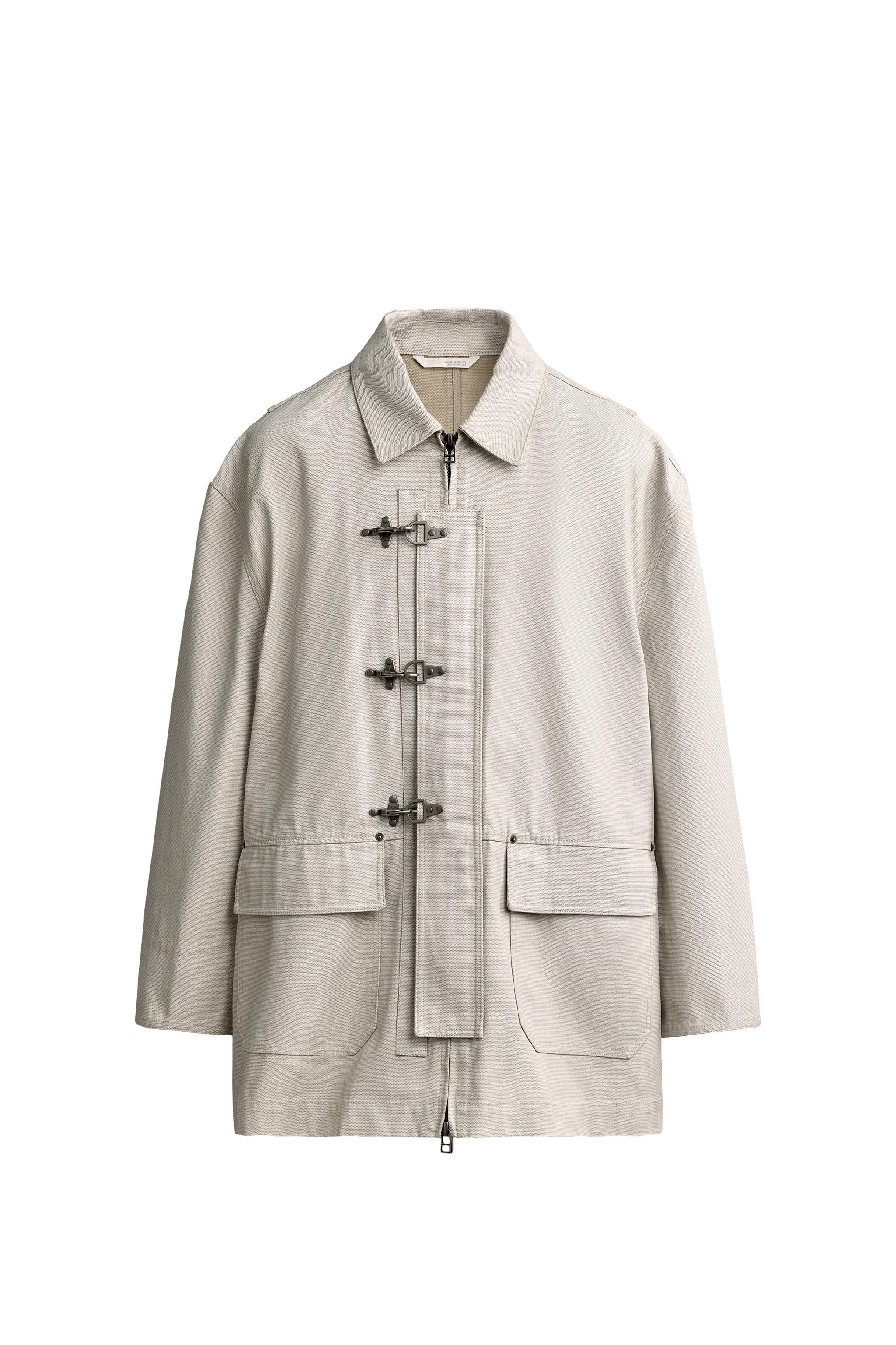 PARKA RELAXED FIT ALAMARES METÁLICOS