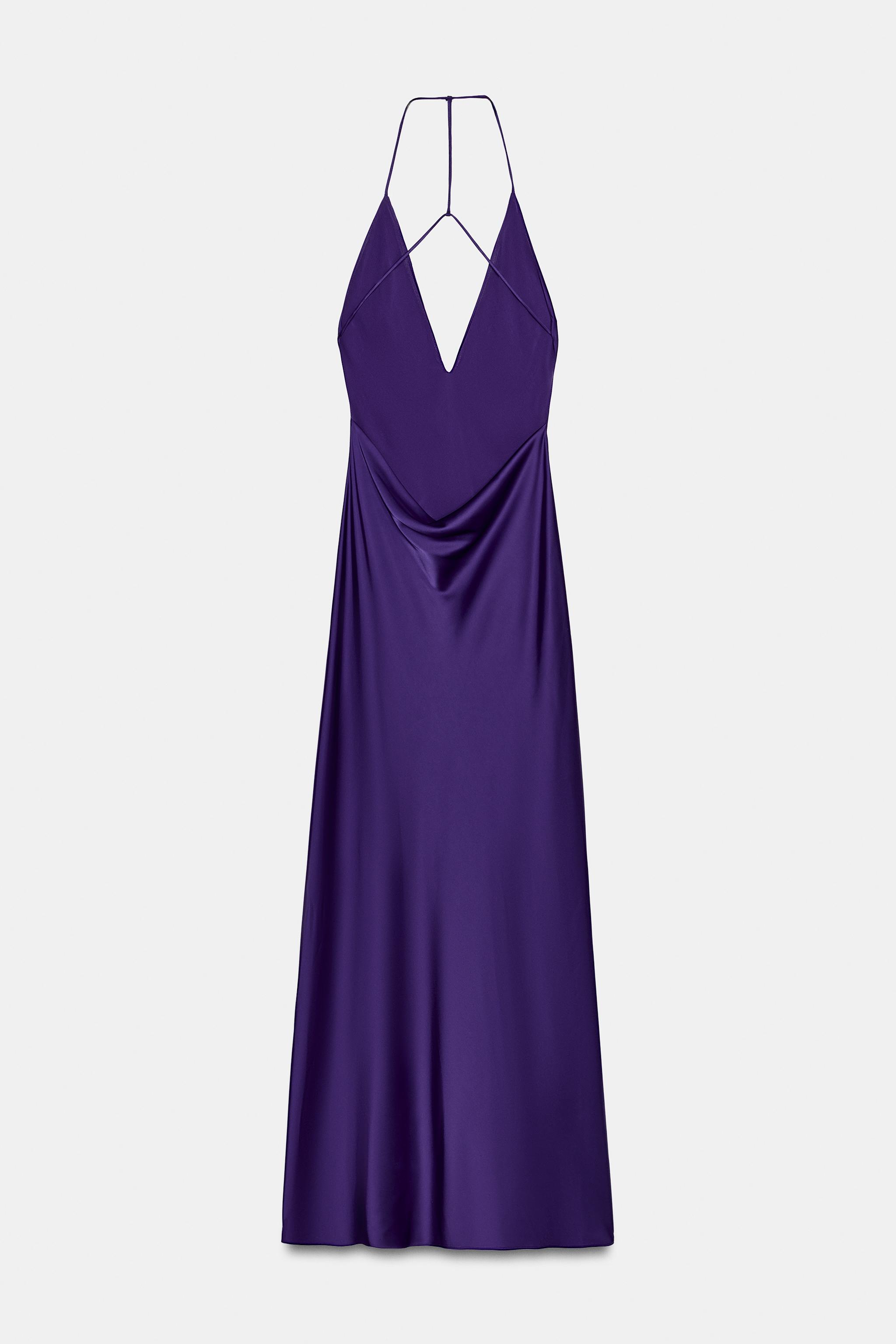 SATIN MAXI DRESS