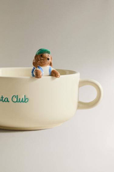 CHILDREN'S CERAMIC DOGGY BOWL - Multicoloured by Zara - Image 3