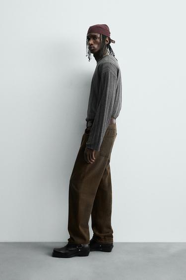 OPENWORK KNIT T-SHIRT - Grey by Zara - Image 3