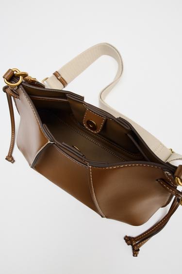 MINI PLEATED BAG - Dark tan de Zara - Image 3