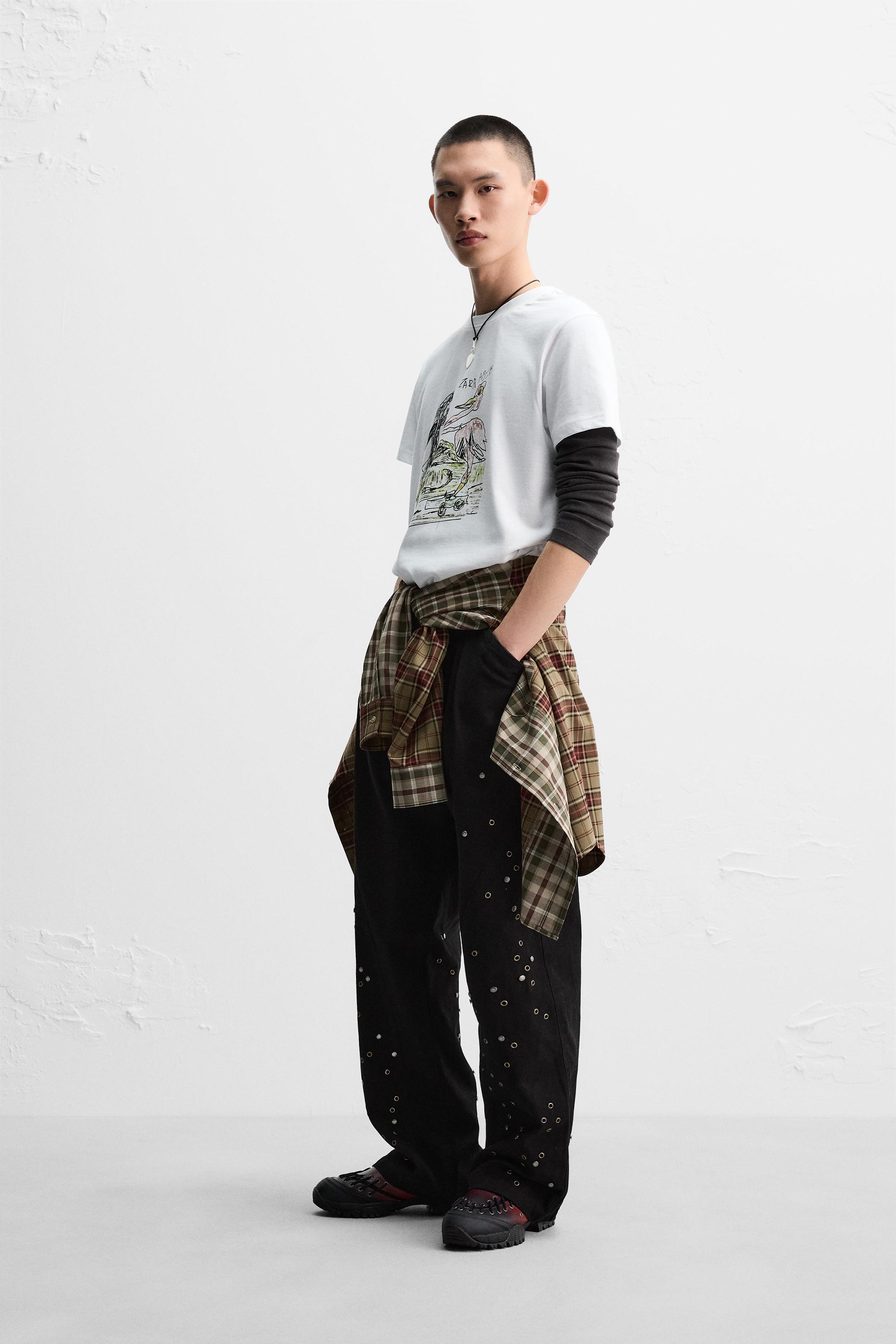 Tシャツ・カットソー ZARA GRAPHIC T-SHIRT X ANDERSSON BELL Black | 0962/444/800 GRAPHIC T-SHIRT X ANDERSSON BELL - Black | ZARA Thailand