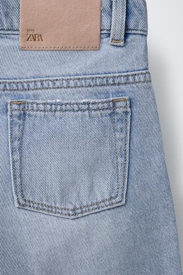 BERMUDA EN DENIM STRAIGHT FIT - Bleu clair de Zara - Image 3