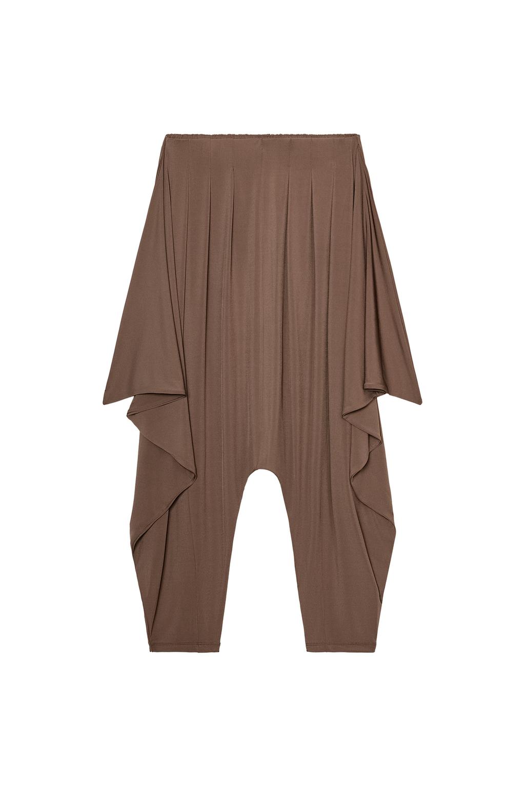 ASYMMETRIC FLOWY BAGGY PANTS - image 3
