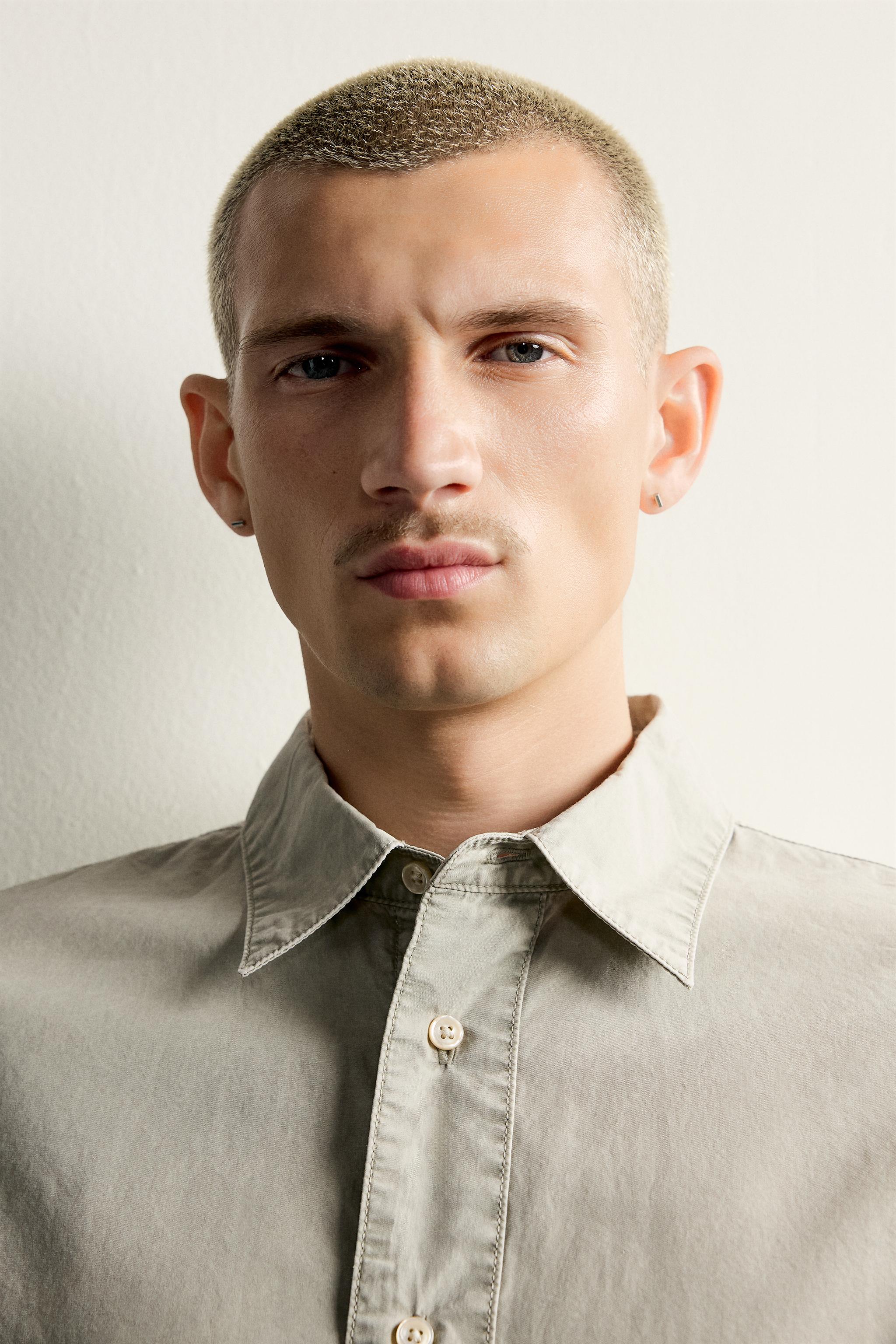 ACID WASH RELAXED FIT SHIRT