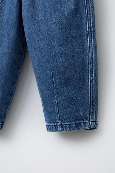 BAGGY DENIM TROUSERS - Blue by Zara - Image 3