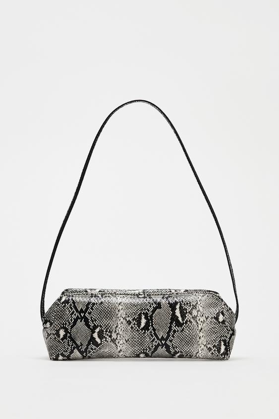 SHOULDER BAG - Snakeskin by Zara