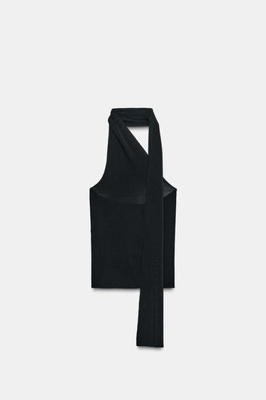 MULTI-POSITION KNIT TOP - Black by Zara - Image 0