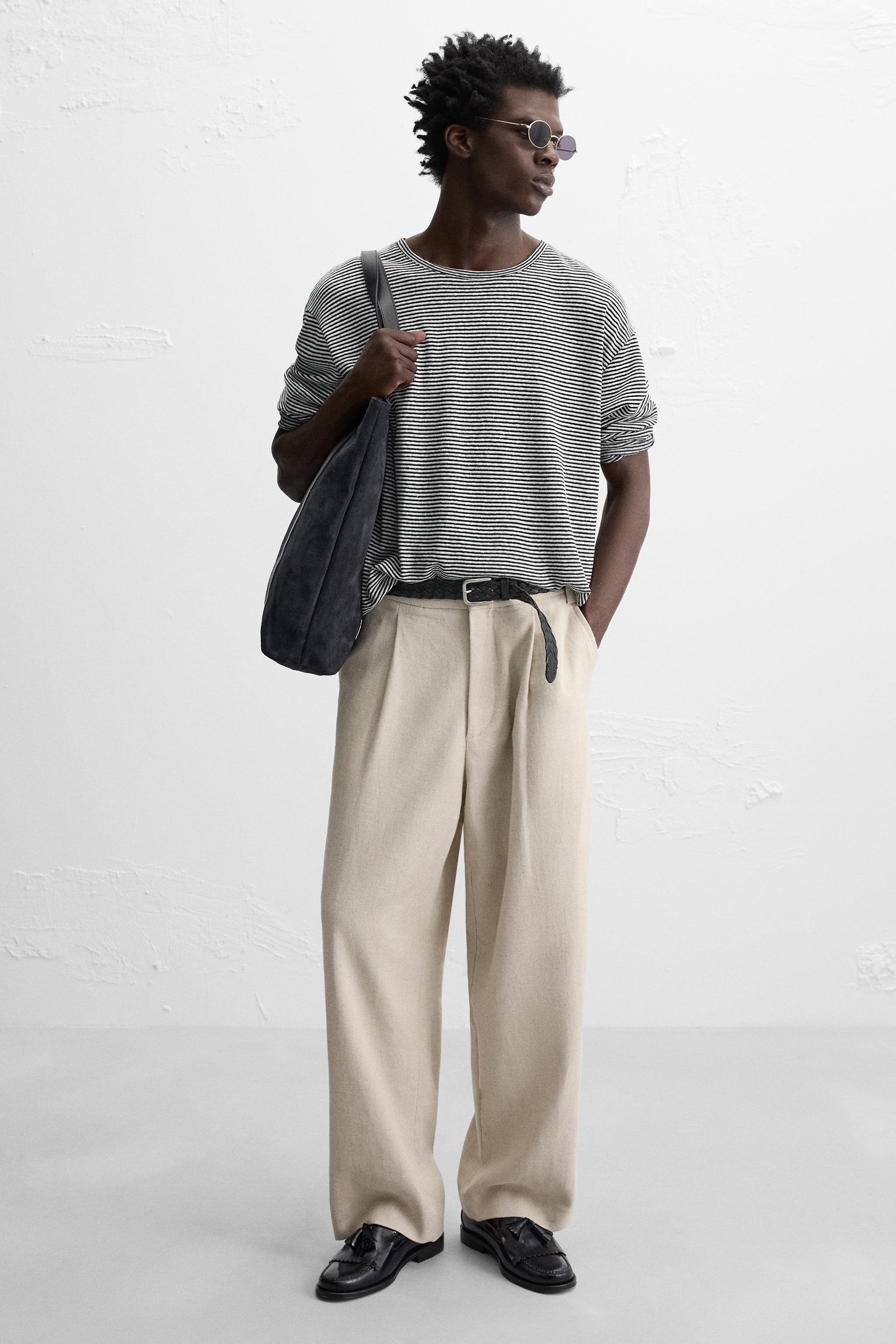ザラ　ジャケット　ステファン　シューズ ロープディテール スケーター スニーカー - ブラック | ZARA