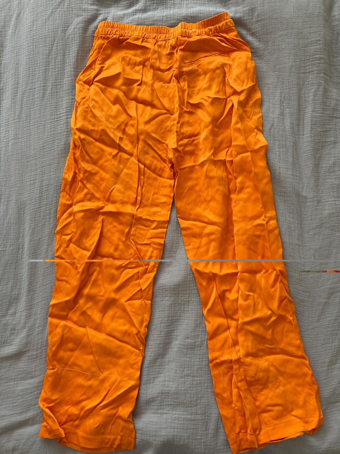 SATIN PYJAMA-STYLE TROUSERS - Image 3