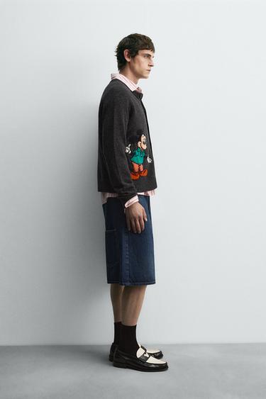 DENIM BERMUDA JORTS HARRY LAMBERT FOR ZARA X DISNEY - Indigo by Zara - Image 3