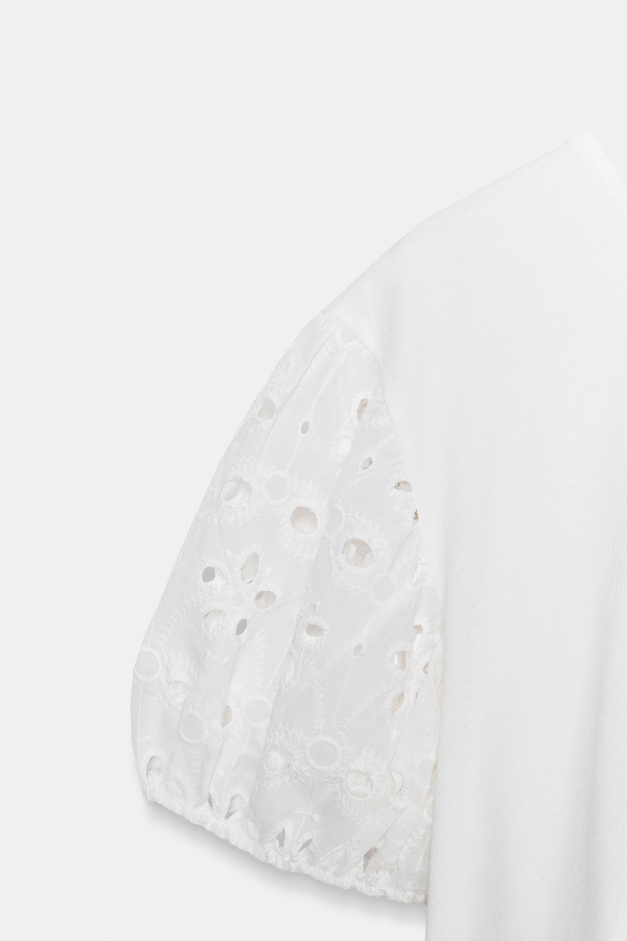 T-SHIRT MANCHES COURTES BRODERIES