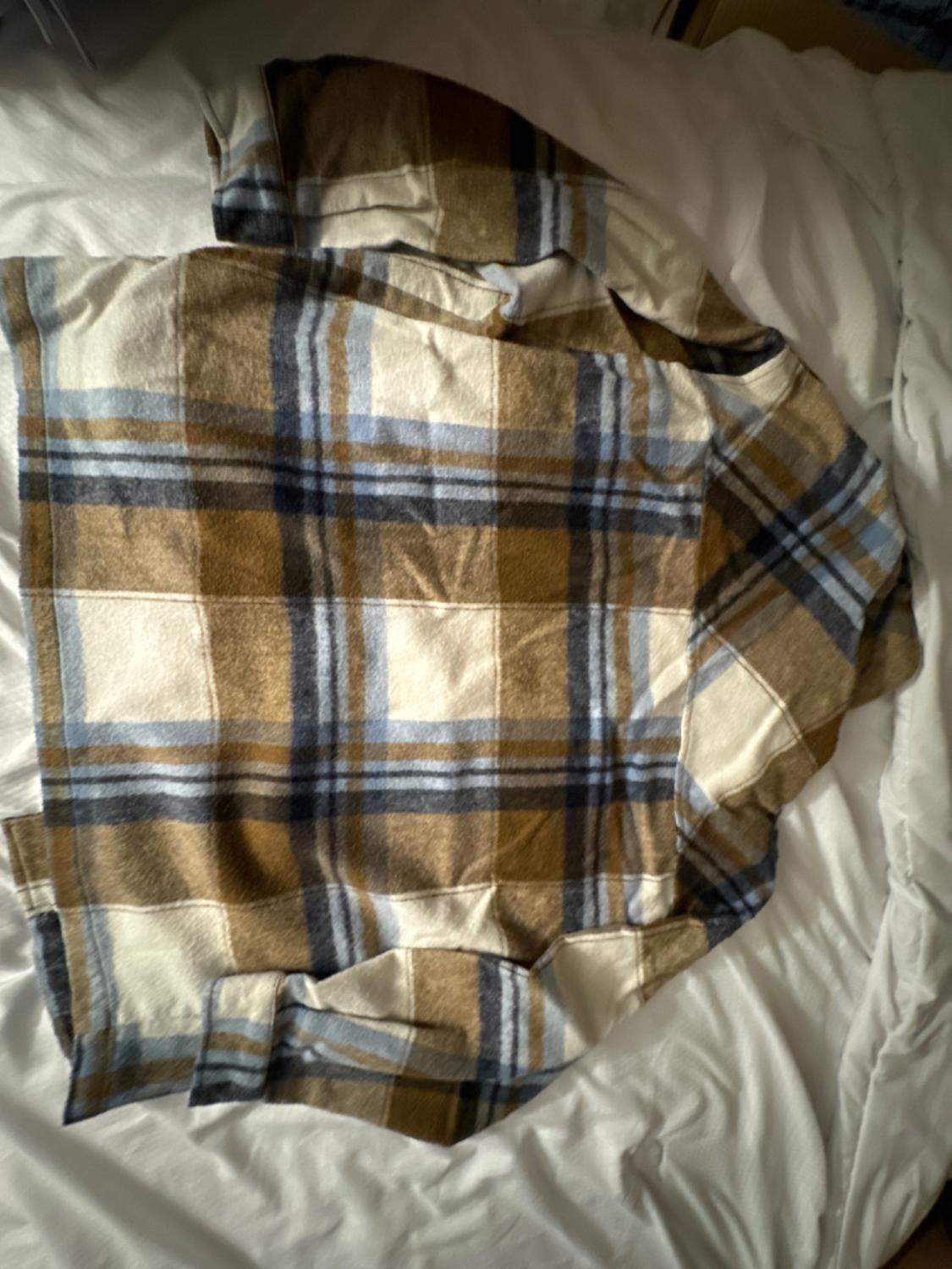 SOBRECAMISA CUADROS CON LANA - Image 2