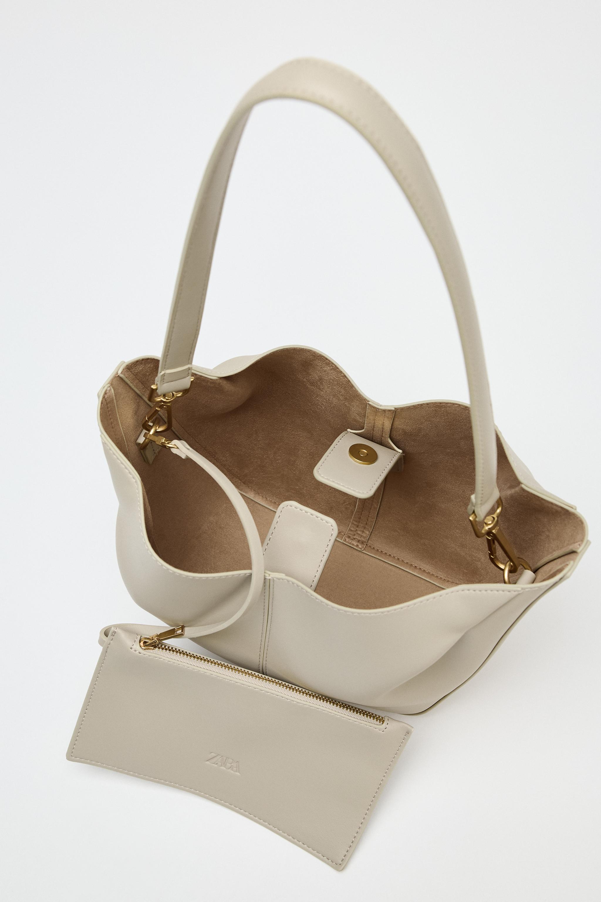 GATHERED SHOPPER - Dark tan | ZARA United States
