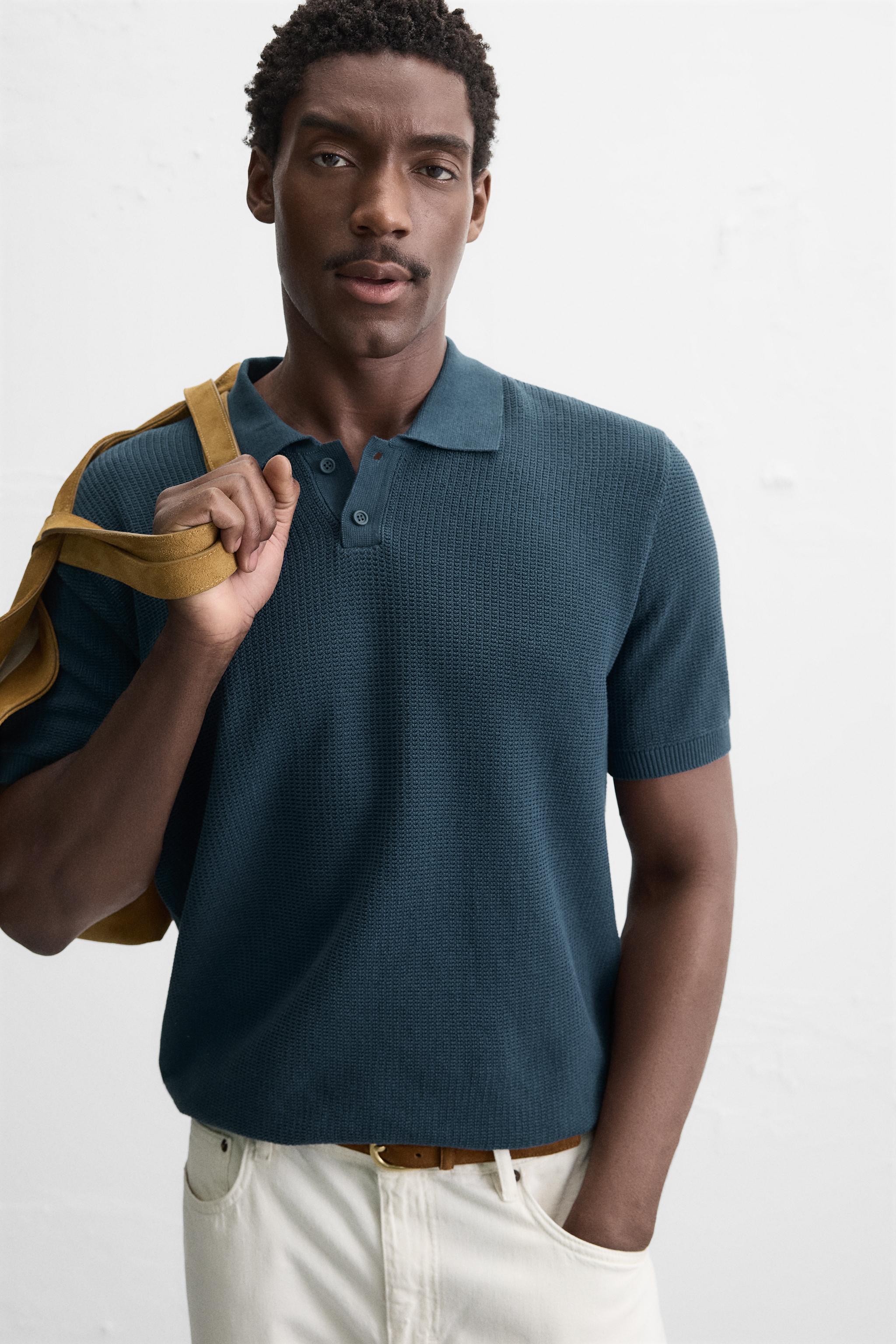 トップス HALF SLEEVE KNIT POLO SHIRT / SUBLATIONS 03166300428-p.jpg?ts=1749734255553