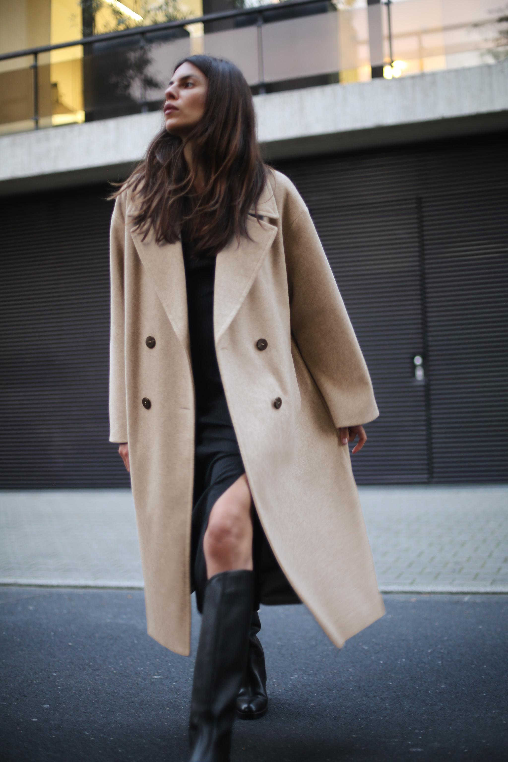 Zara pea outlet coat