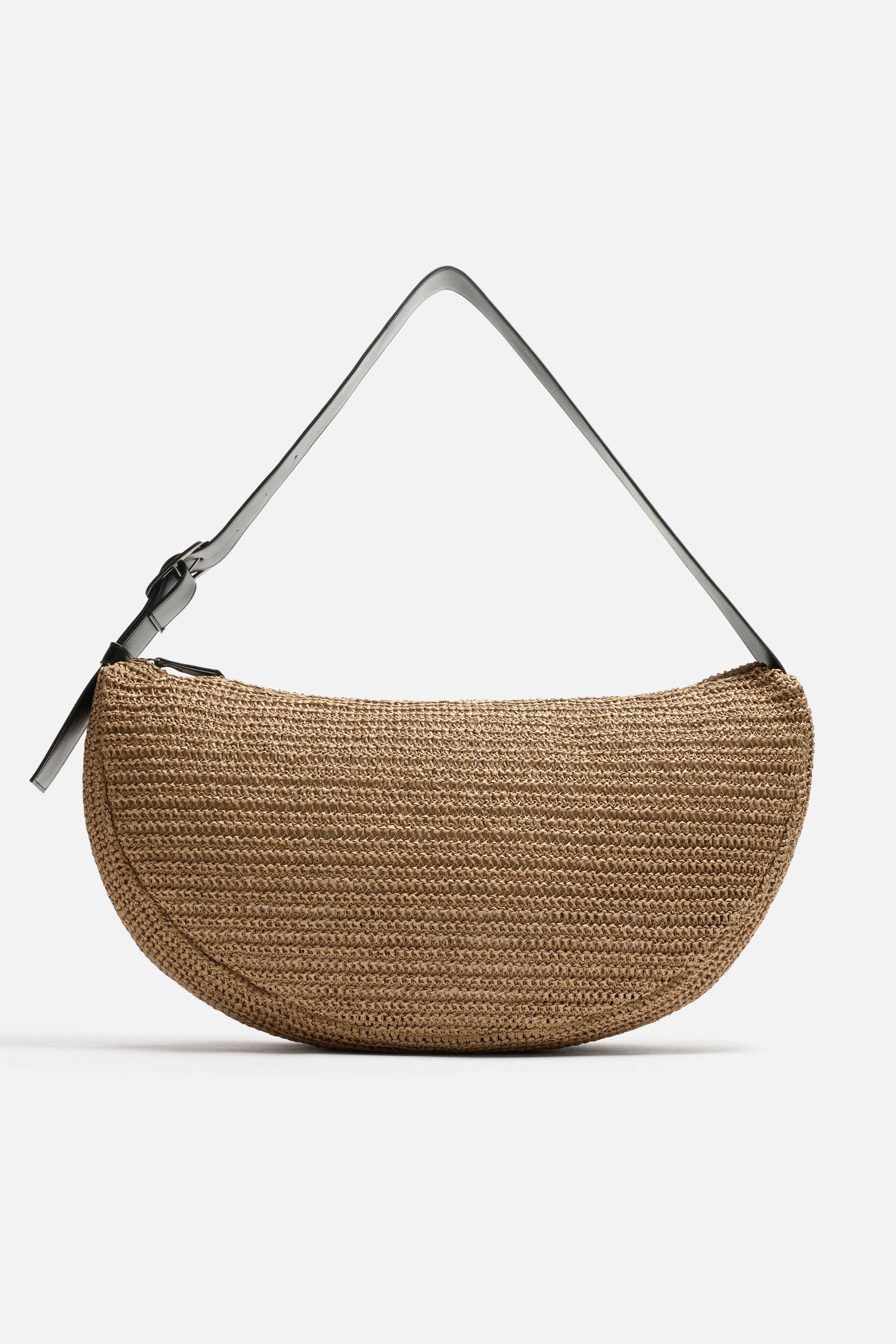 【ZARA】編み込みショルダーバッグ エクリュ | 3175/520/002 編み込みショルダーバッグ - エクリュ | ZARA Japan / 日本