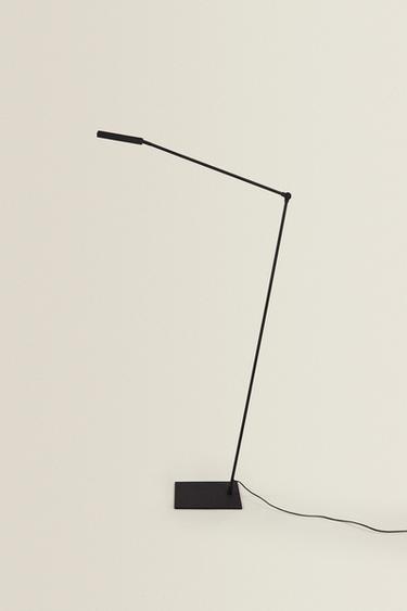 LÁMPARA FLEXO PIE METAL LED - Negro lavado de Zara - Imagen 0