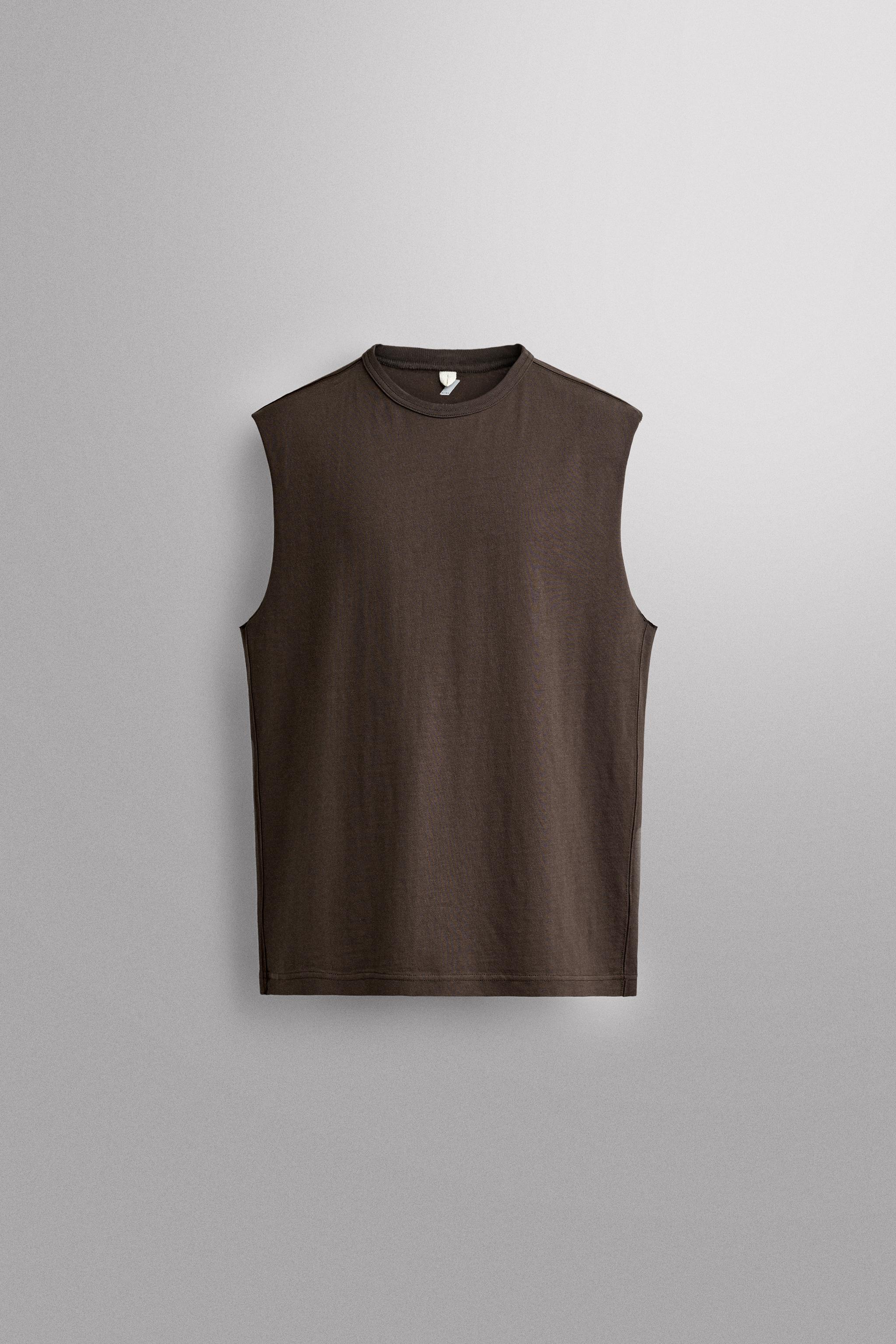HEAVYWEIGHT TANK TOP — Brown
